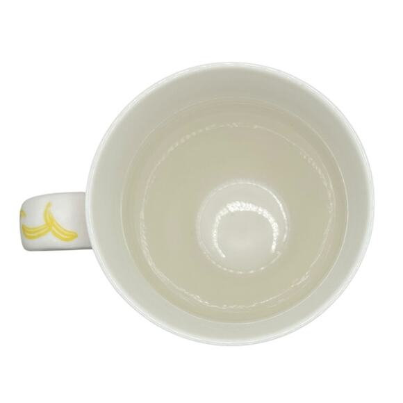 Starbucks Tropical Leaf Bananas Coffee Mug 2006 14 oz Orange Green - Picture 4 of 7